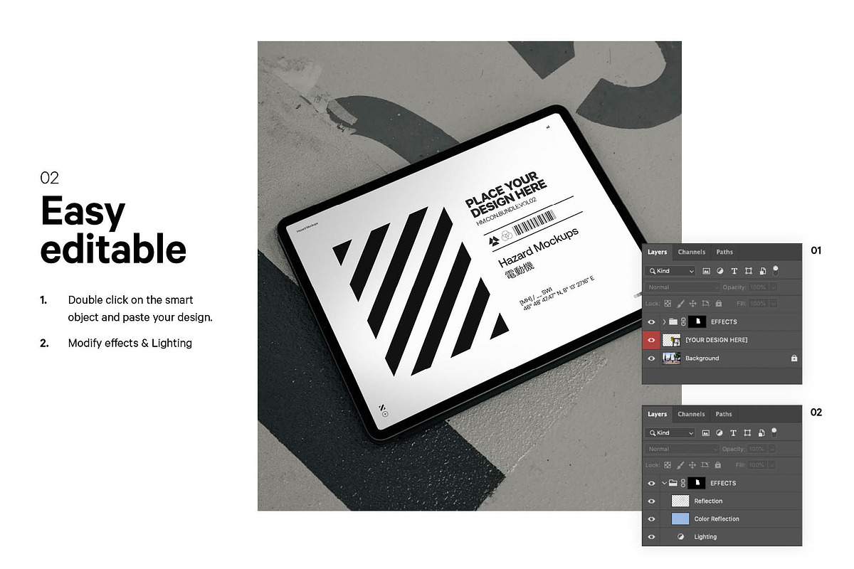 Industrial iPad Pro Mockup, an iPad Mockup by HAZARD MOCKUPS (Photo 3 of 7)
