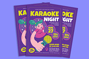 Karaoke Night Flyer, a Flyer Template by Gumico Studio. (Thumbnail 2 of 3)