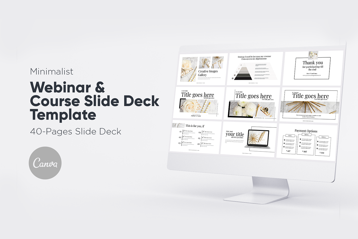 MINIMALIST Complete Template Set, a Marketing Template by The Blog Creative (Photo 9 of 10)