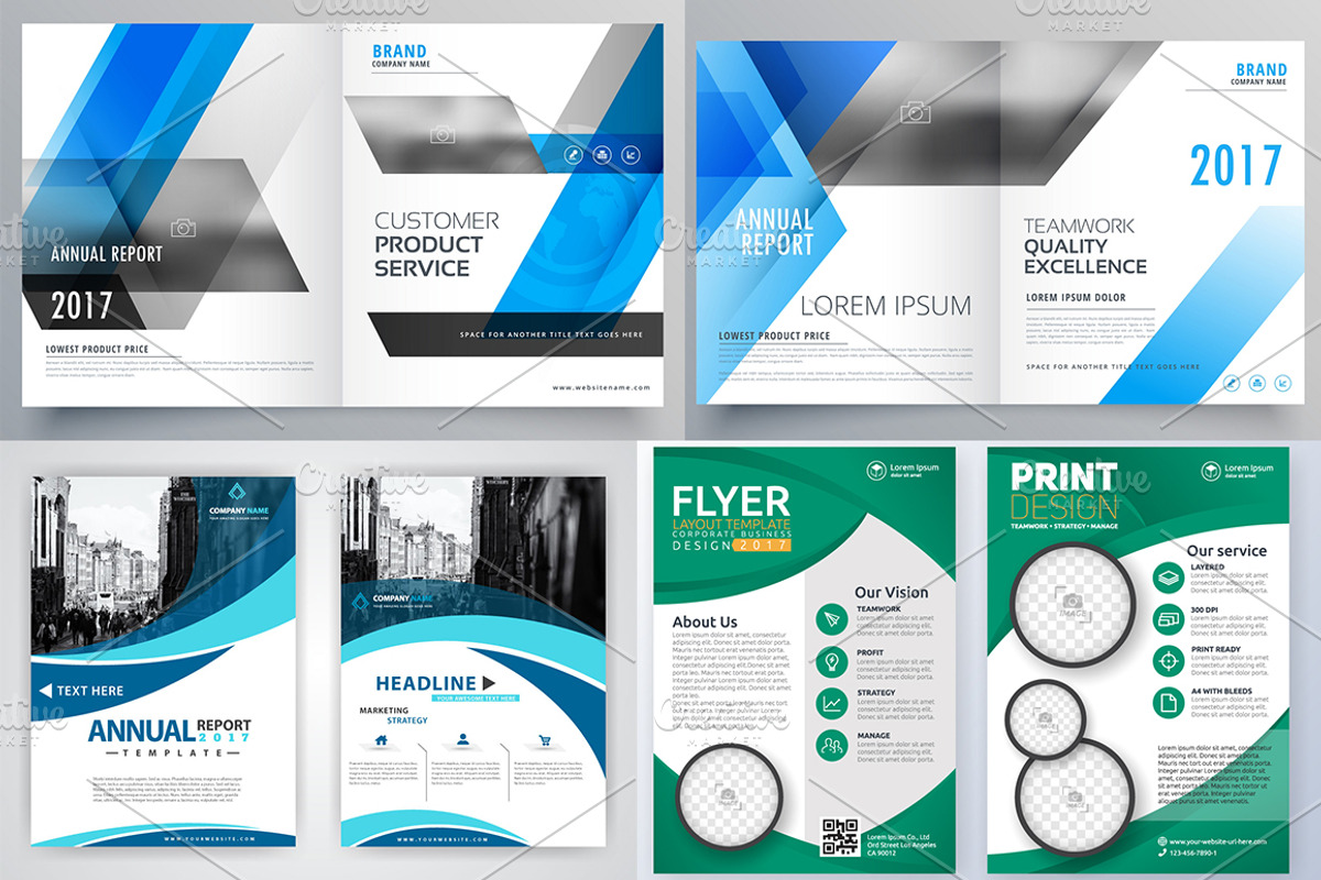 110+ Clean Business Flyers Bundle, a Flyer Template by Imagine Design Studio (Photo 15 of 16)