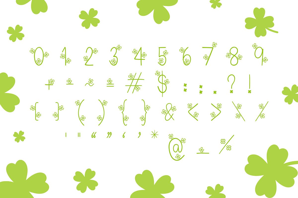 Clover Font, a Handwritten Font by LivelyAutumn11.11 (Photo 3 of 4)