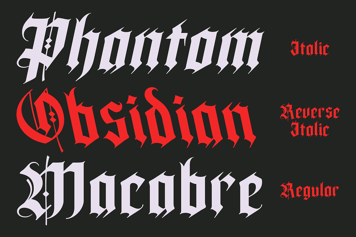 CS Aspen – Blackletter Font, a Blackletter Font by Craft Supply Co. (Photo 4 of 8)