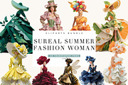 Surreal Art Summer Fashion Woman, a Person Illustration by BusyDaydesign (Thumbnail 1 of 8)