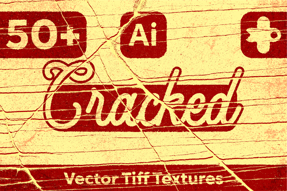 Cracked Texture Pack, a Texture Graphic by PeeperDesignStudio (Photo 1 of 6)