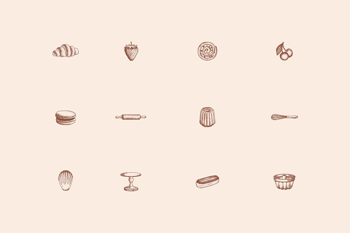 Petite Madeleine | Full Brand Pack, a Branding & Logo Template by The Responsible Creatives (Photo 4 of 15)