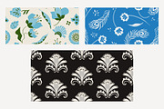 Folk Floral Patterns, a Pattern Graphic by Trisuphat (Thumbnail 4 of 5)