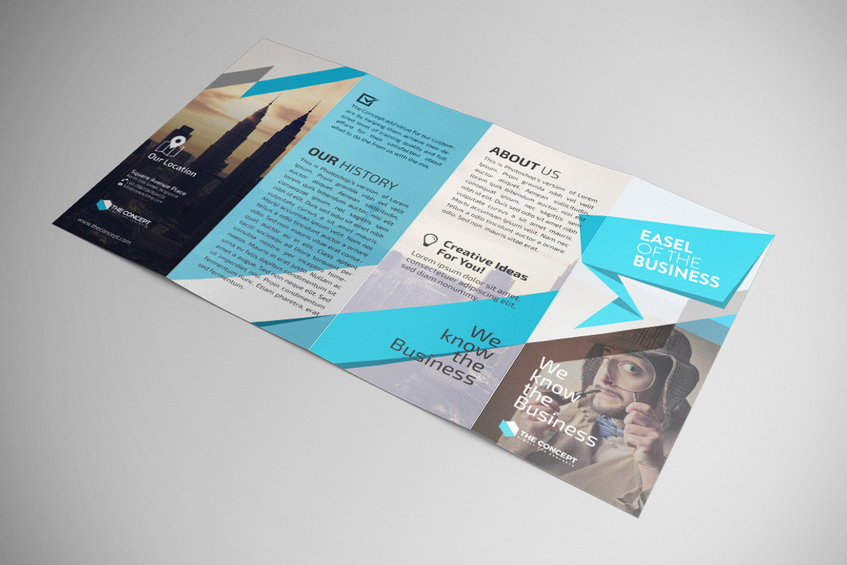 Double Gate fold Brochure, a Brochure Template by artisanHR