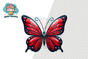 Butterfly Clipart Illustrations Pack