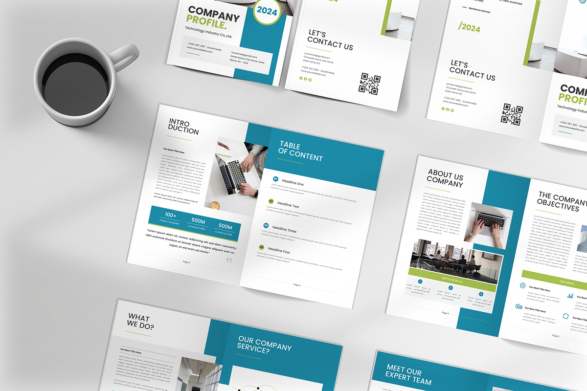 Business Company Profile, a Flyer Template by Annora Studio (Photo 2 of 4)