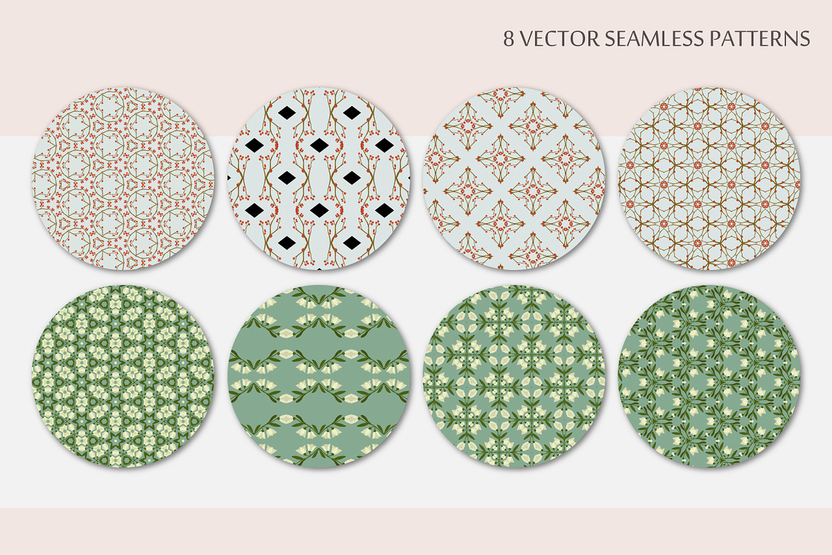 Pastel Seamless Patterns, a Pattern Graphic by BAGIRA | Studio (Photo 7 of 8)