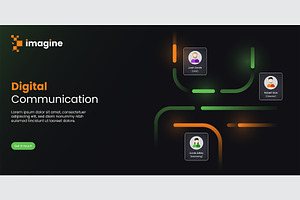 Creative Digital Banner Design, a Marketing Template by rpdesignstudio
