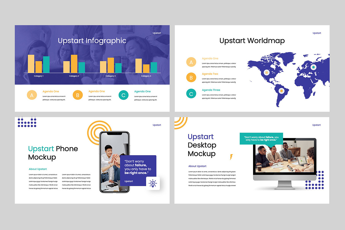 UPSTART - Google Slides Template, a Presentation Template by rgbryand