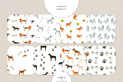 Adorable Dogs. Watercolor set., an Animal Illustration by Ola_Vola (Thumbnail 7 of 8)