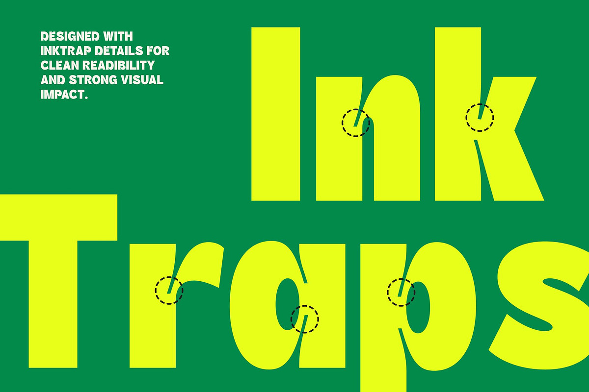 CS Garbo – Inktrap Font, a Sans Serif Font by Craft Supply Co. (Photo 5 of 8)