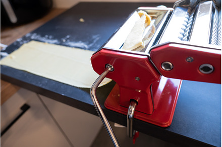 Making Pasta with Pasta Machine