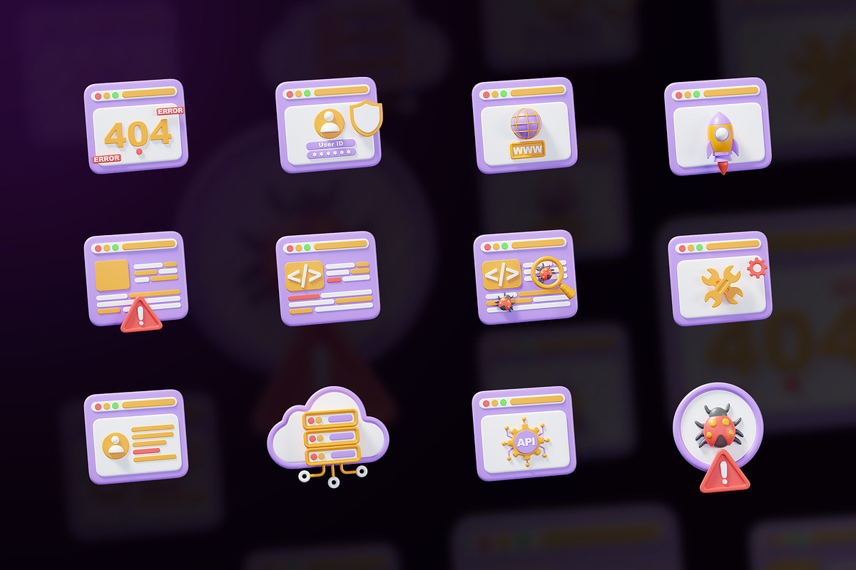 Web Development 3D Icon, an Object Graphic by Artnivora.Std (Photo 4 of 4)