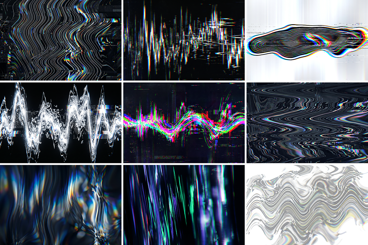 Glitch Overlay Textures, a Texture Graphic by PopotLane (Photo 4 of 8)