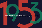 Alpha Strada: 1950s Car Emblem Font, a Font by Wingsart Studio (Thumbnail 6 of 14)