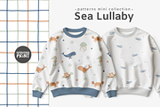 Sea patterns collection for fabric, a Pattern Graphic by vatrushkaprint_store (Thumbnail 1 of 5)