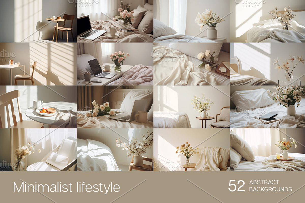 Minimalist lifestyle - 52 images, a Background Photo by Handmadefont (Photo 4 of 10)