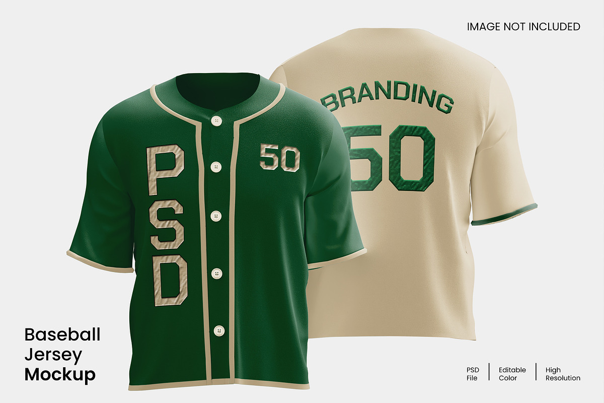 Baseball Jersey Mockup, a Shirt Mockup by Unerispace (Photo 1 of 4)
