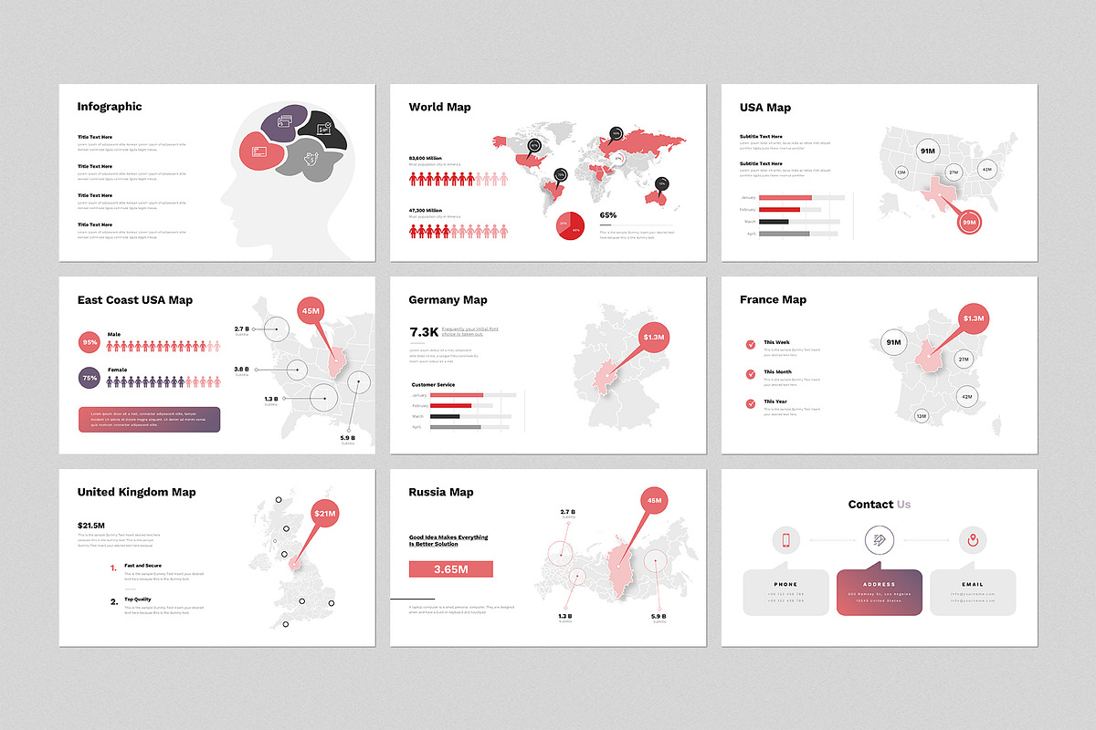 Annual Report Presentation Template, a Presentation Template by GenerousArt (Photo 6 of 8)