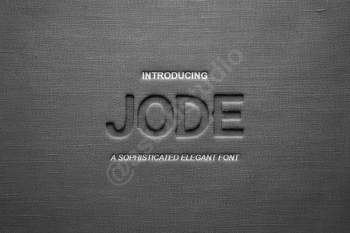 Jode | Elegant & Sophisticated Edito, a Font by Astuti Studio (Photo 1 of 16)