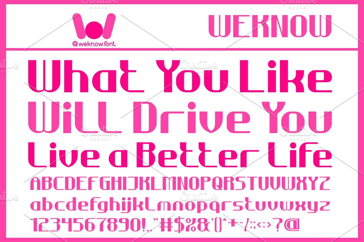 Take action font, a Sans Serif Font by weknow (Photo 4 of 8)