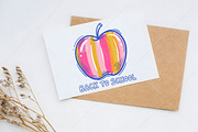 Back to School PNG Apple PNG, a Seasonal Illustration by Canvas Craft (Thumbnail 5 of 5)