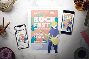 Indie Music Flyer Set, a Flyer Template by The Good Store