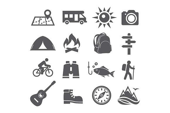 Camping Icons
