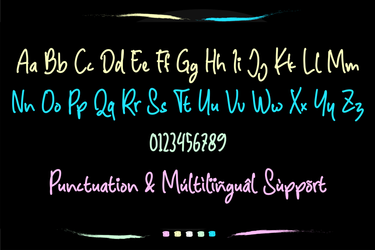 toddler, a Script Font by NJ Studio (Photo 6 of 7)