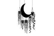 Hanging Moon with Plants Bundle, an Illustration by Designs_River (Thumbnail 3 of 31)