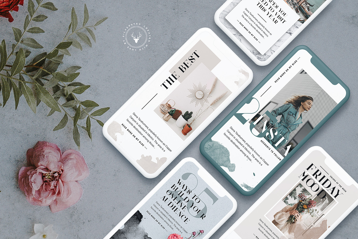#Infopreneur Instagram Stories Pack, a Social Media Template by SilverStag Type Foundry (Photo 3 of 12)