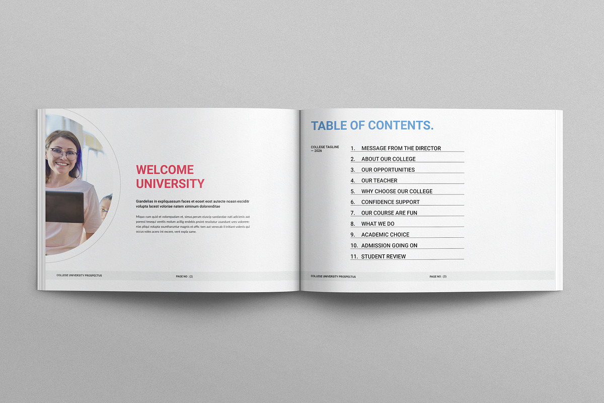 University Brochure Landscape, a Brochure Template by E-Type (Photo 2 of 7)