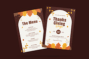 Browny Thanksgiving Days Invitation, an Invitation Template by iDoodle Studio (Thumbnail 4 of 4)