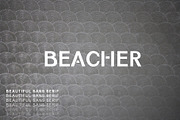 Beacher Sans Serif 6 Font Family, a Sans Serif Font by Creativetacos (Thumbnail 1 of 5)