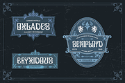 Semifloyd - Vintage Display Font, a Serif Font by Brightone (Thumbnail 4 of 8)