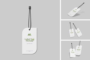 Label Tag Mockup
