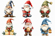 Christmas Gnome Sublimation Clipart, an Illustration by Craft Nest (Thumbnail 5 of 6)