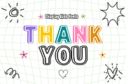 Drawing Children - Playful Display, a Font by KiddoGlyphs Studio (Thumbnail 3 of 3)