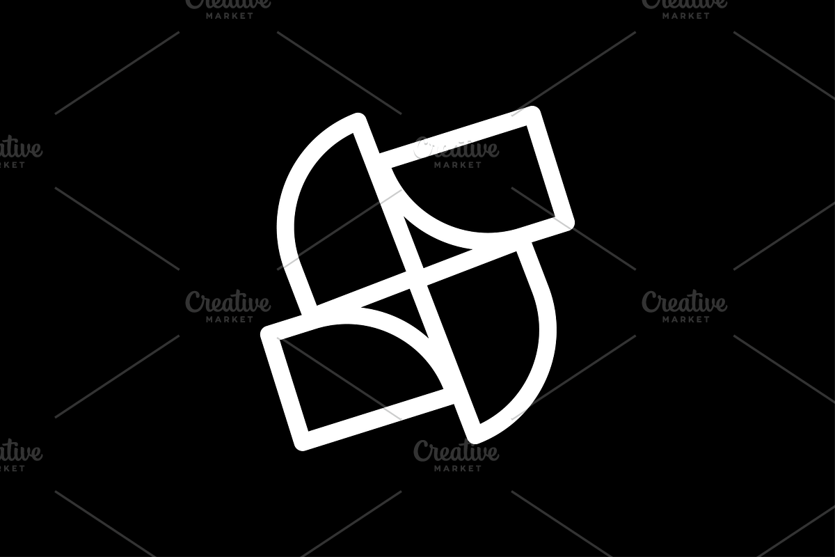 Modern S Lettermark Logo preview 2