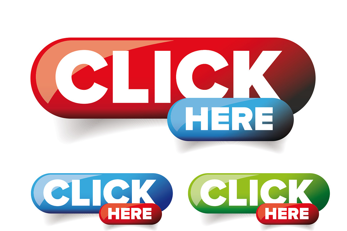 Click Here button set, a Templates & Theme by Lin´s