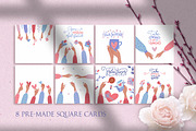 Valentine's hands - clipart bundle, a Person Illustration by Lana Sham (Thumbnail 3 of 10)