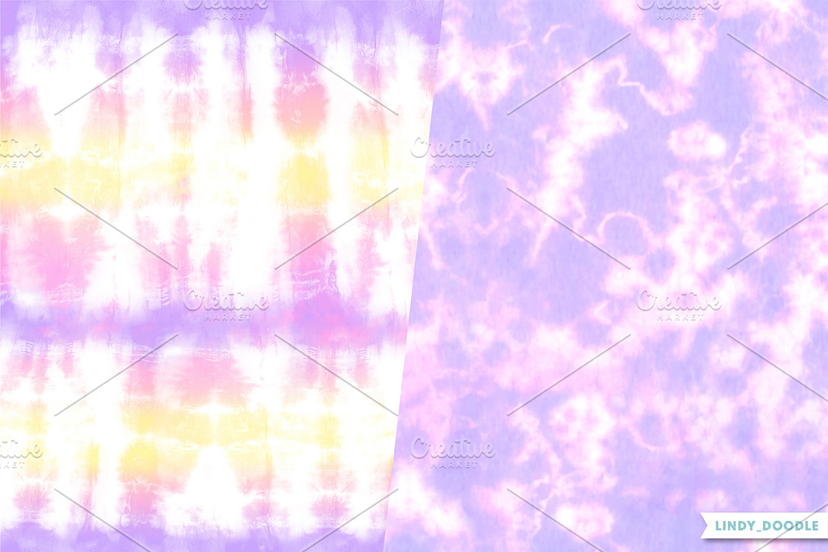 Summer Pastel Tie-Dye Patterns, a Pattern Graphic by Lindy_doodle (Photo 5 of 13)
