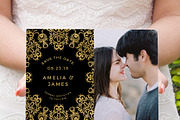 Gold Ornate on Black, an Invitation Template by Inkpower (Thumbnail 4 of 7)