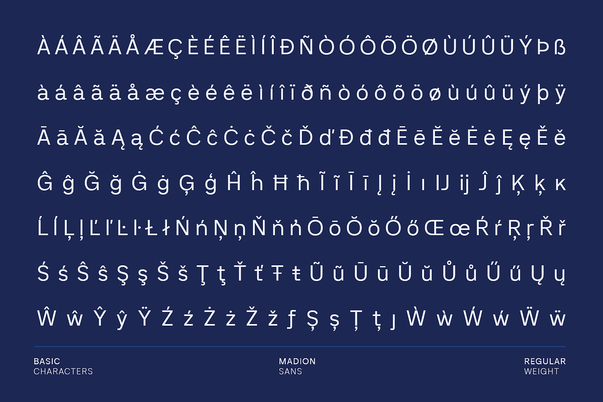Madion Sans -Modern Formal Sans, a Sans Serif Font by Mokatype Studio (Photo 13 of 14)