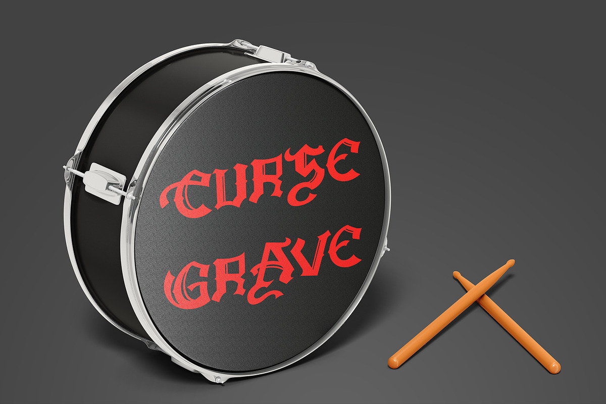 Sonicfair - Gothic Typeface Font, a Handwritten Font by Arendxstudio (Photo 4 of 9)