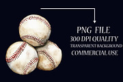 Baseball Elements Clipart, an Illustration by Libby Wishes (Thumbnail 5 of 6)