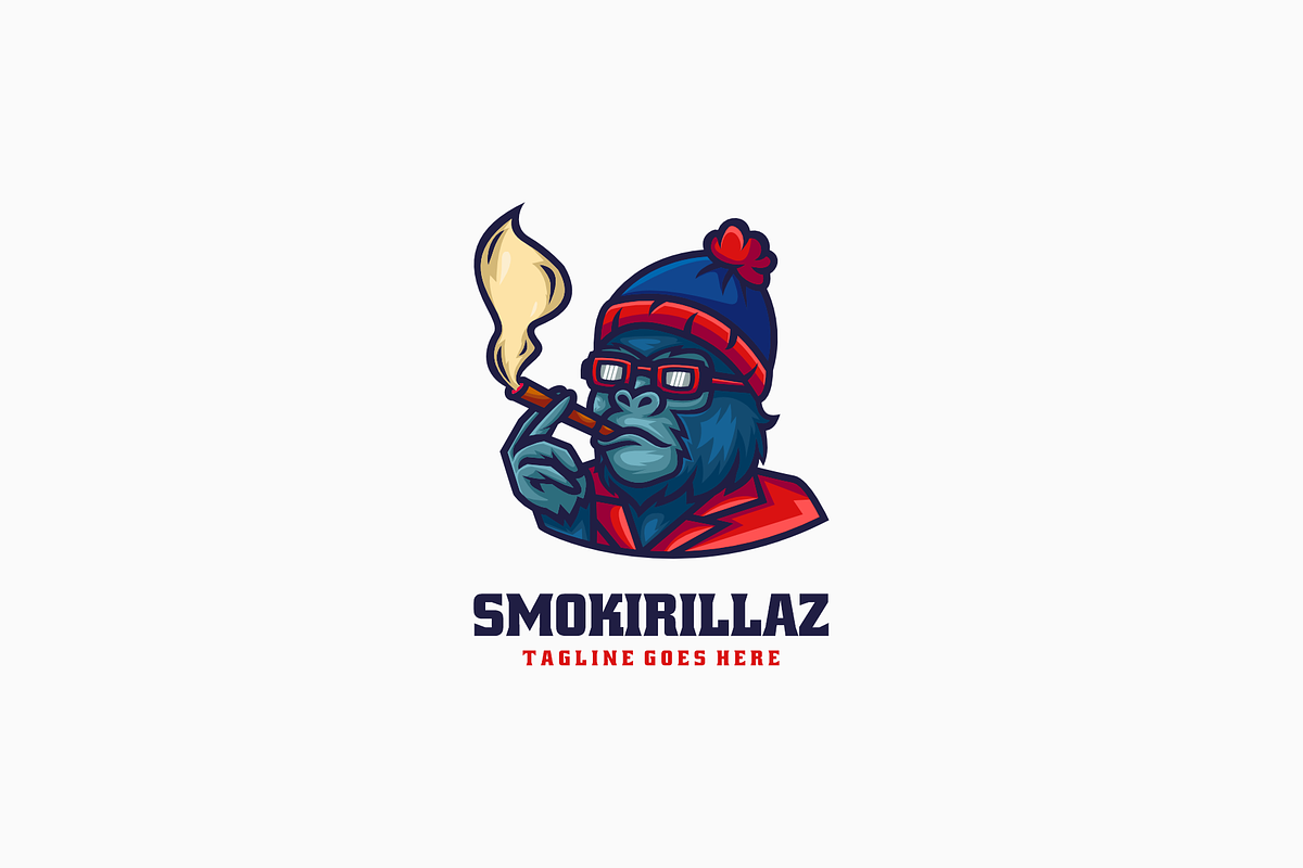 Smokirillaz Mascot Cartoon Logo, a Branding & Logo Template by Artnivora.Std